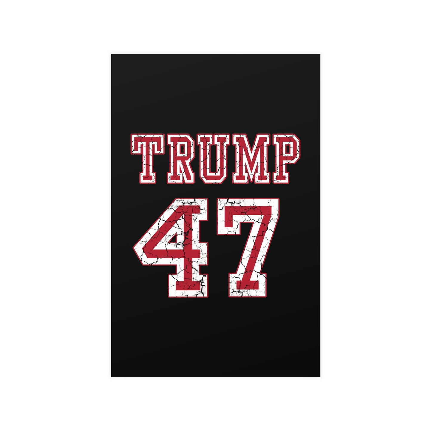 🏈 Trump 47 Football Jersey Poster - 2024 Presidential Election Decor