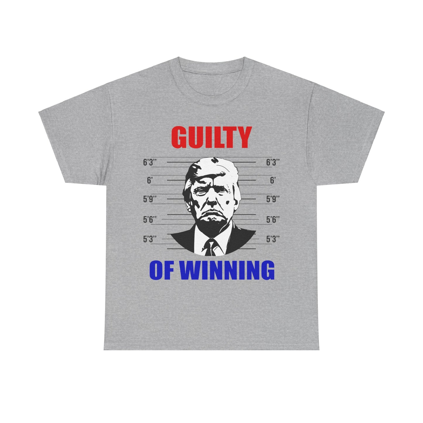 GUILTY of WINNING Donald Trump Mugshot Unisex T-Shirt - Limited Edition 2024