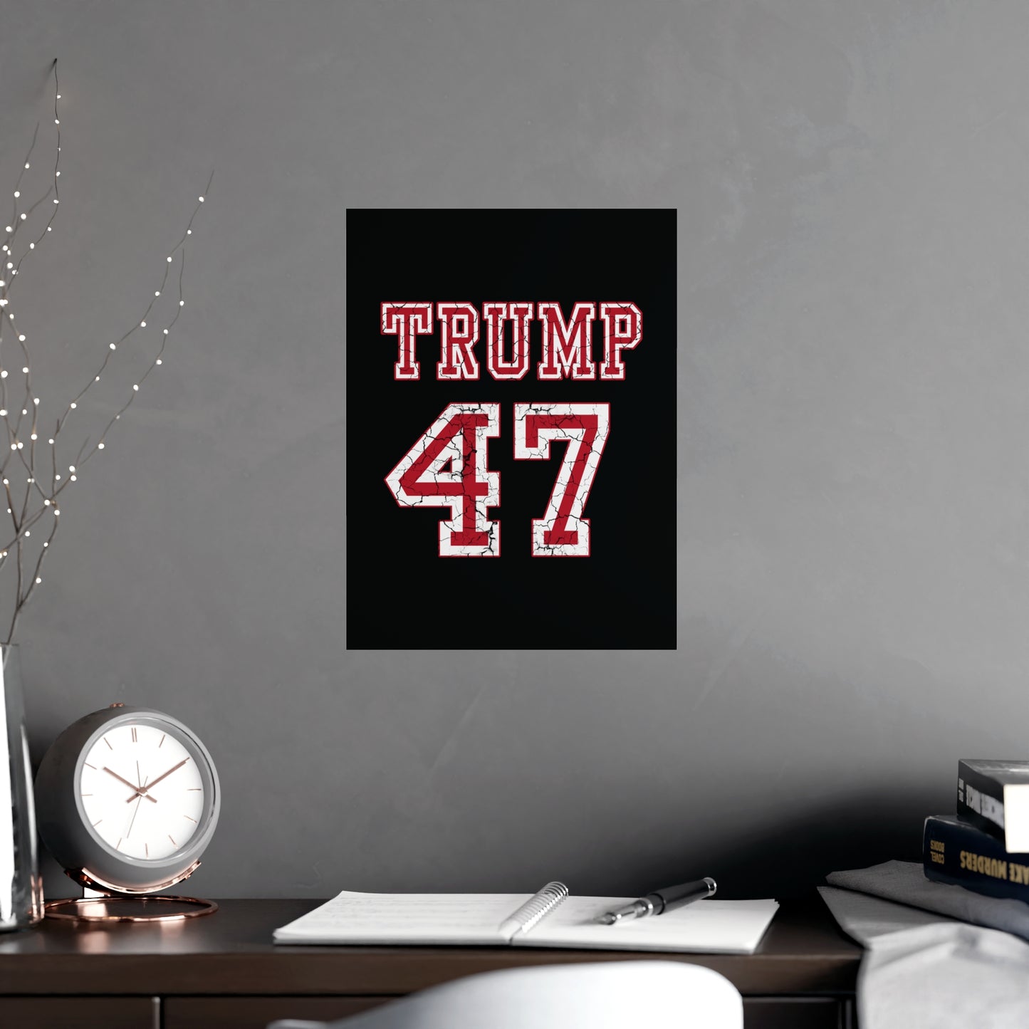 🏈 Trump 47 Football Jersey Poster - 2024 Presidential Election Decor