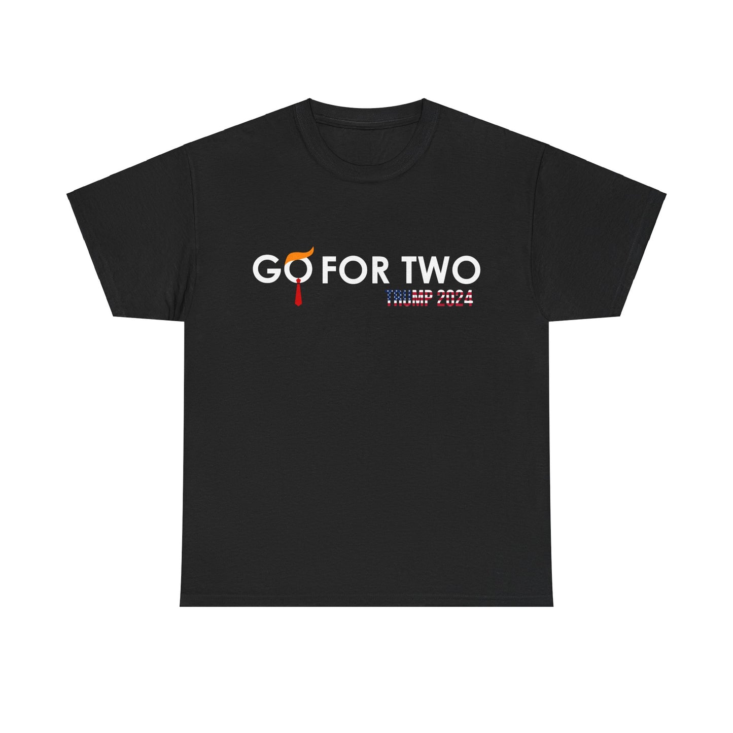 🔥 GO FOR TWO Trump 2024 T-Shirt - Patriotic Election Apparel 🎯