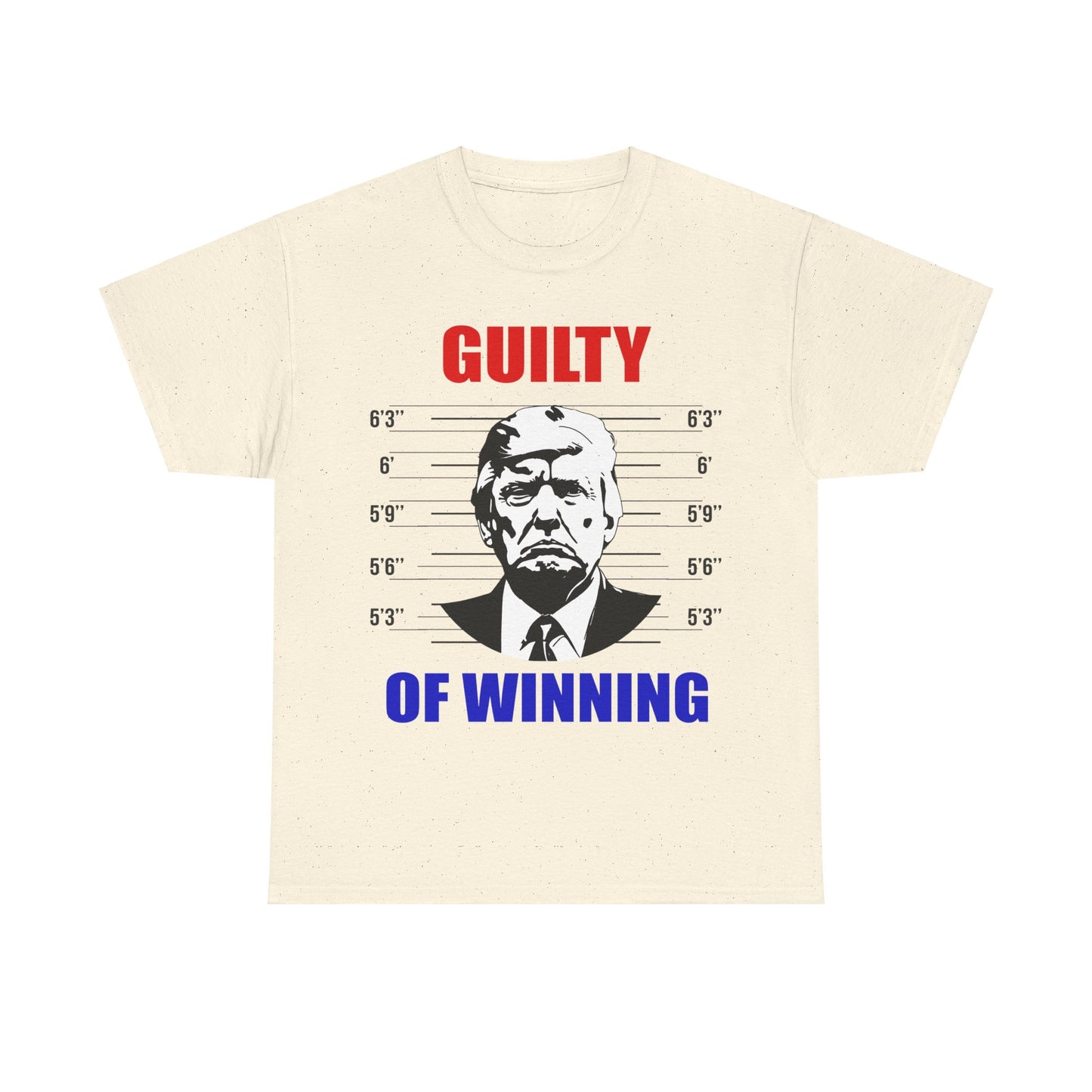 GUILTY of WINNING Donald Trump Mugshot Unisex T-Shirt - Limited Edition 2024