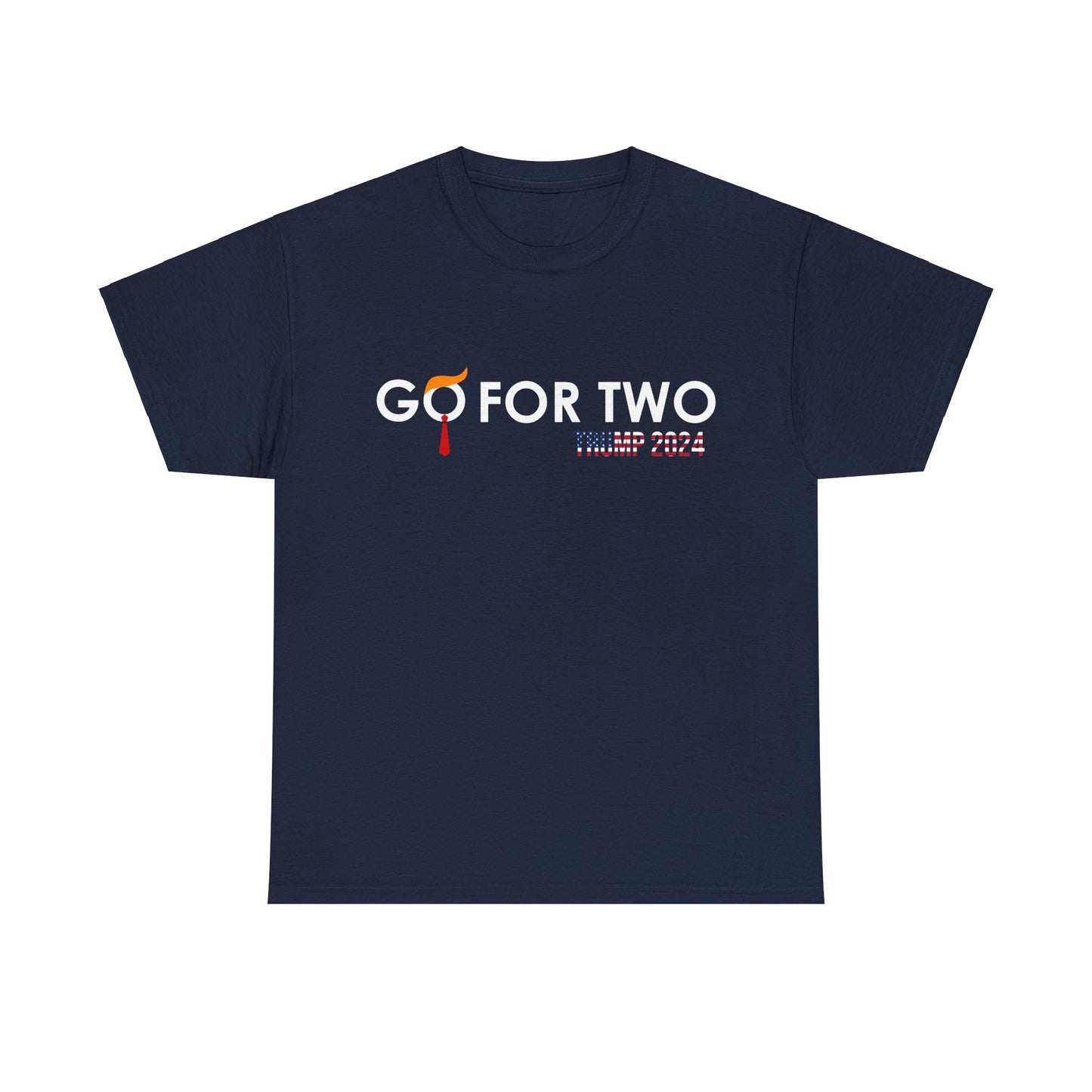 🔥 GO FOR TWO Trump 2024 T-Shirt - Patriotic Election Apparel 🎯