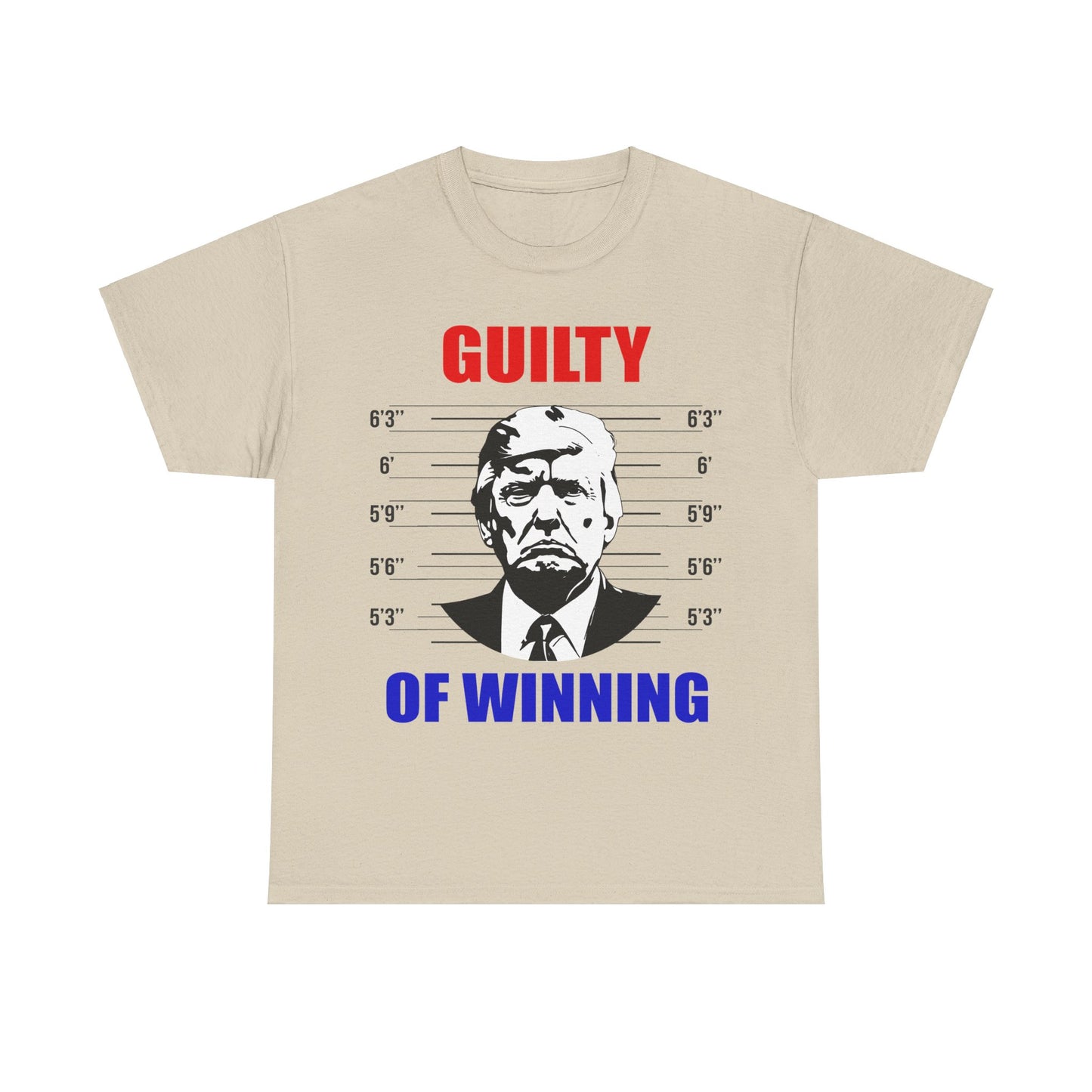 GUILTY of WINNING Donald Trump Mugshot Unisex T-Shirt - Limited Edition 2024