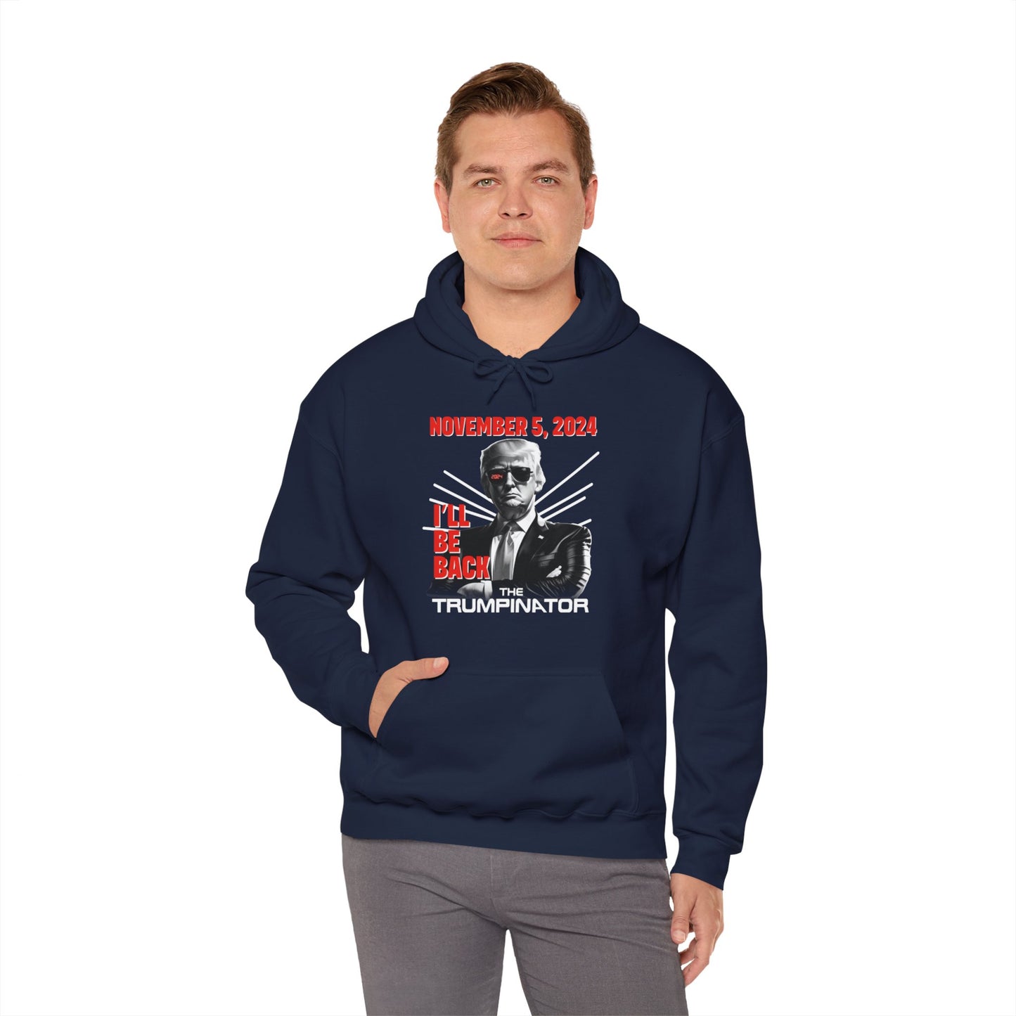 🕶 "The Trumpinator" OG Hoodie (Unisex): A Bold Statement for the 2024 Election