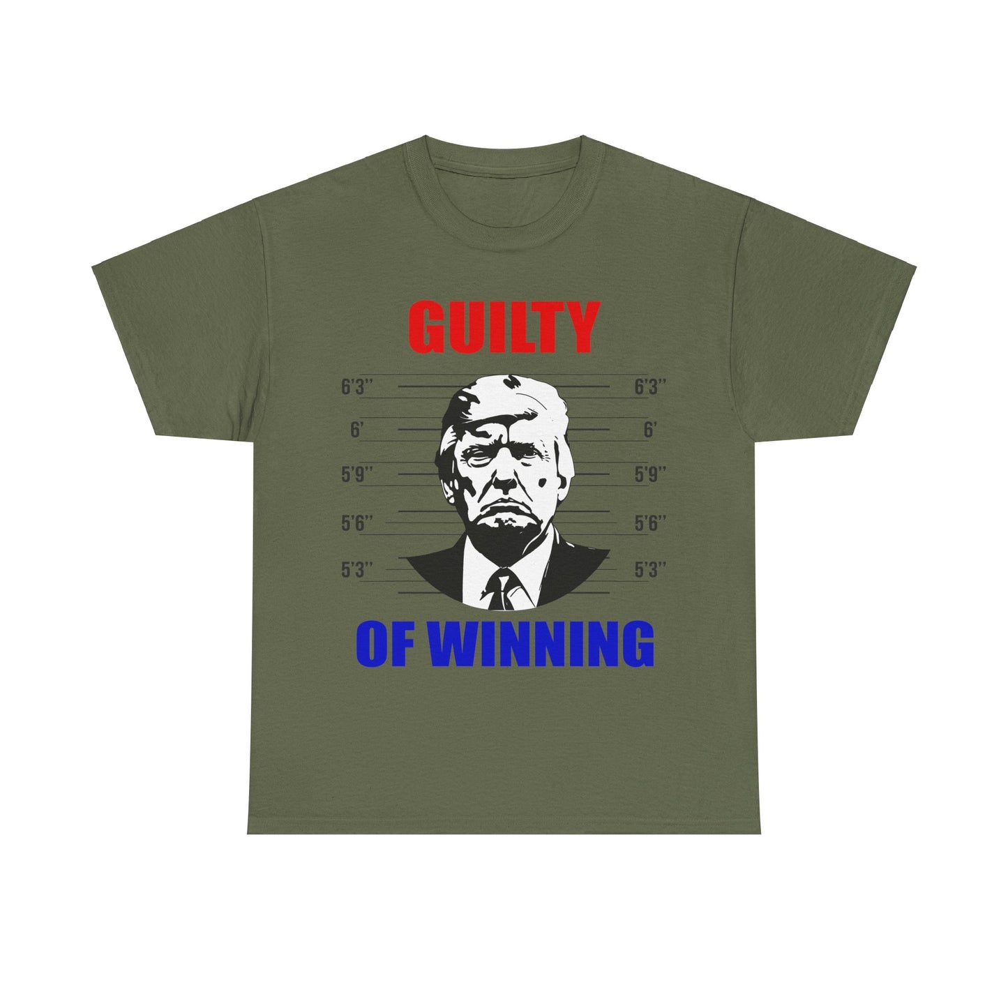 GUILTY of WINNING Donald Trump Mugshot Unisex T-Shirt - Limited Edition 2024