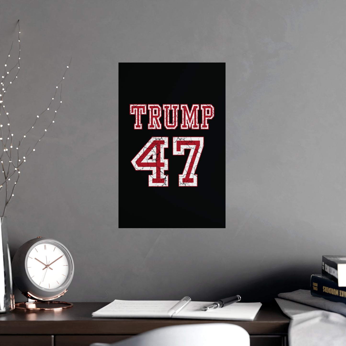 🏈 Trump 47 Football Jersey Poster - 2024 Presidential Election Decor