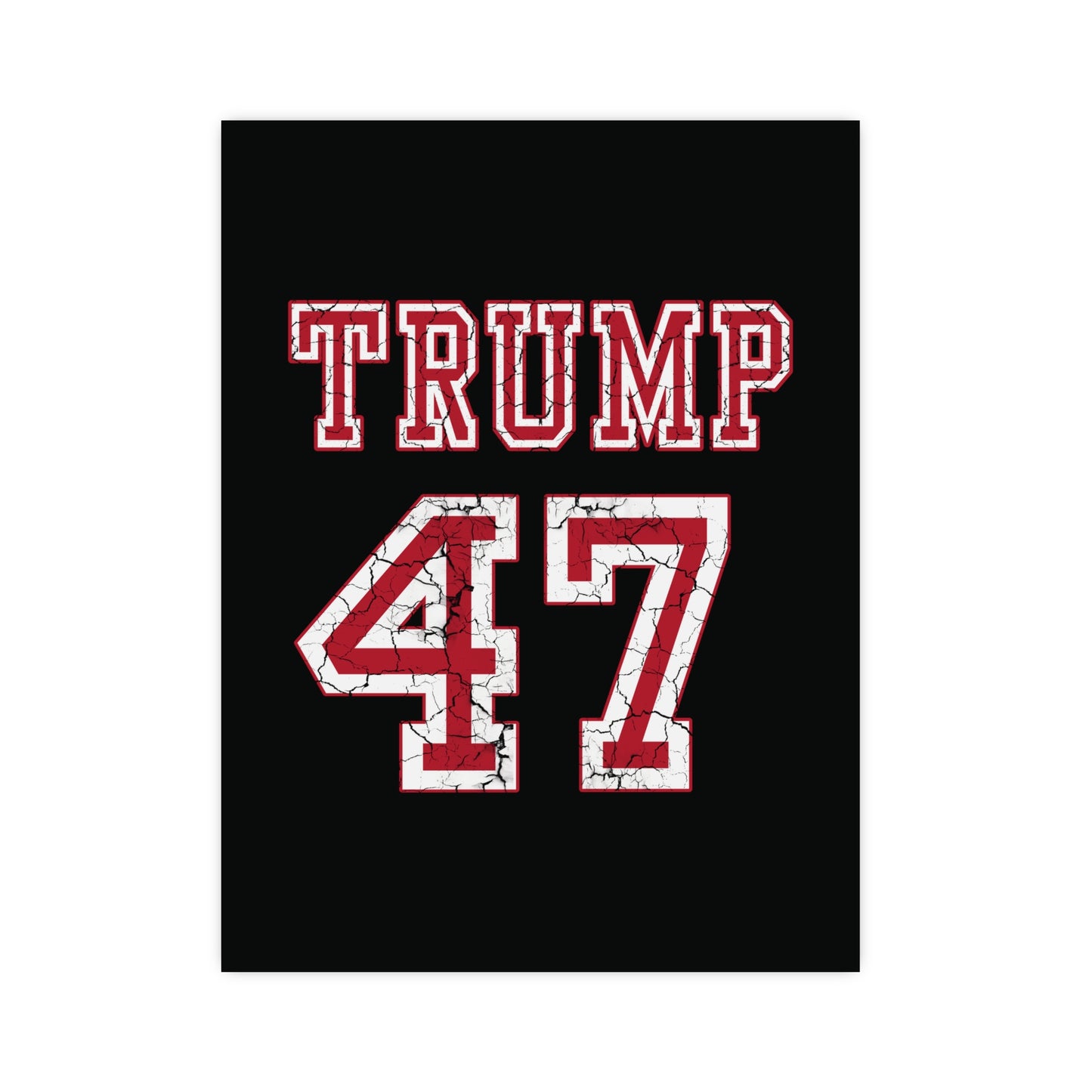 🏈 Trump 47 Football Jersey Poster - 2024 Presidential Election Decor