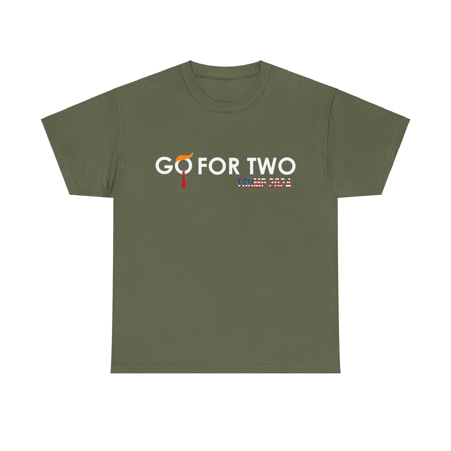 🔥 GO FOR TWO Trump 2024 T-Shirt - Patriotic Election Apparel 🎯