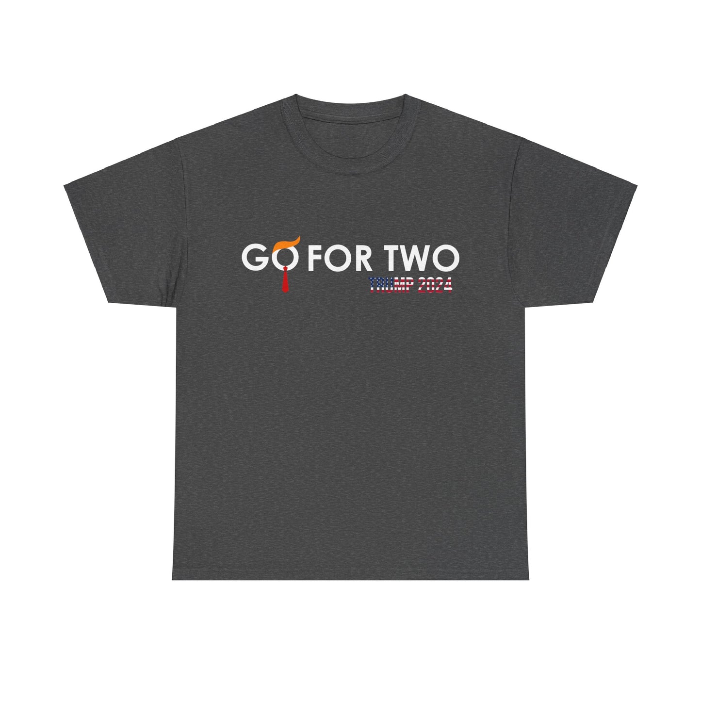 🔥 GO FOR TWO Trump 2024 T-Shirt - Patriotic Election Apparel 🎯