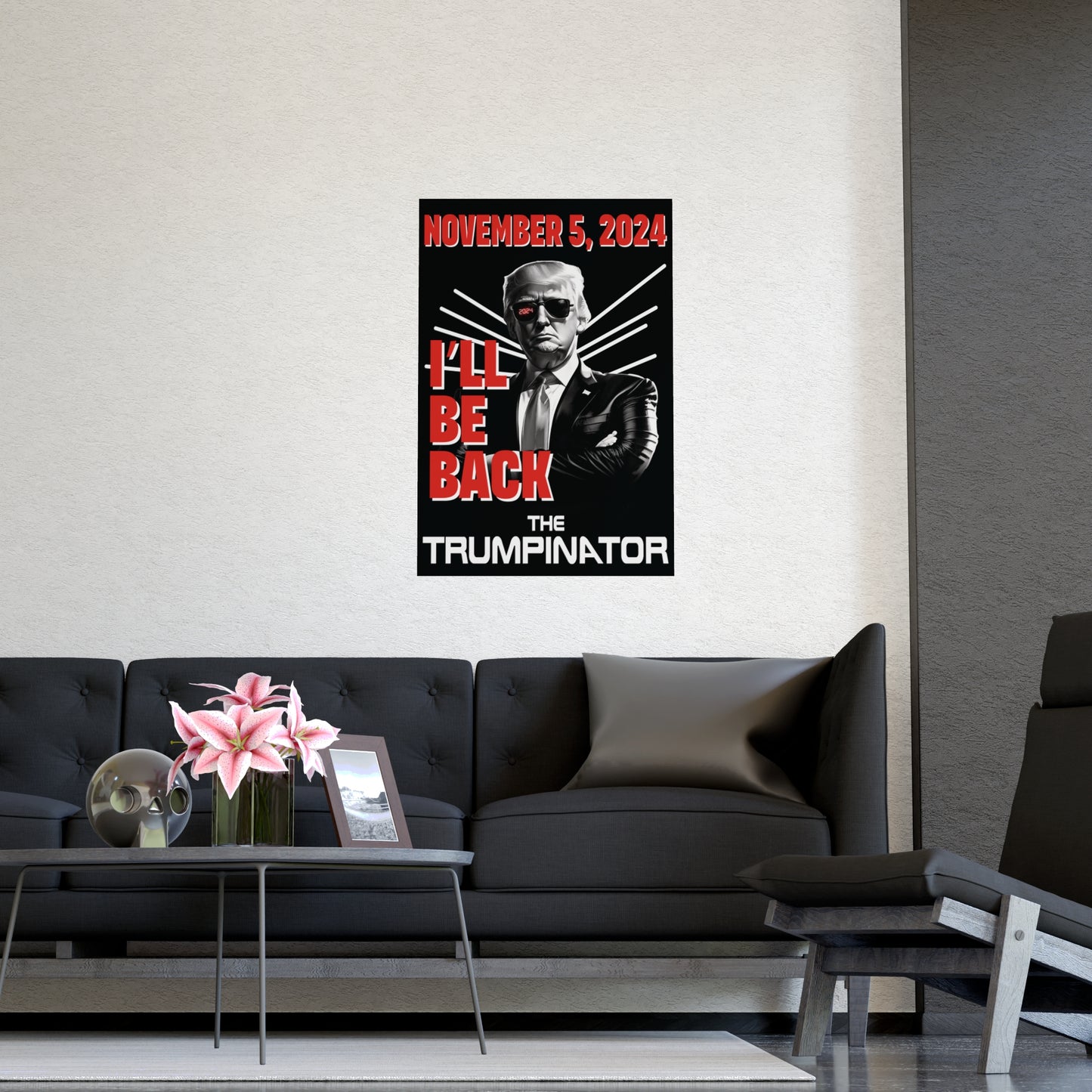 🕶 "The Trumpinator" OG Poster: A Bold Statement for 2024