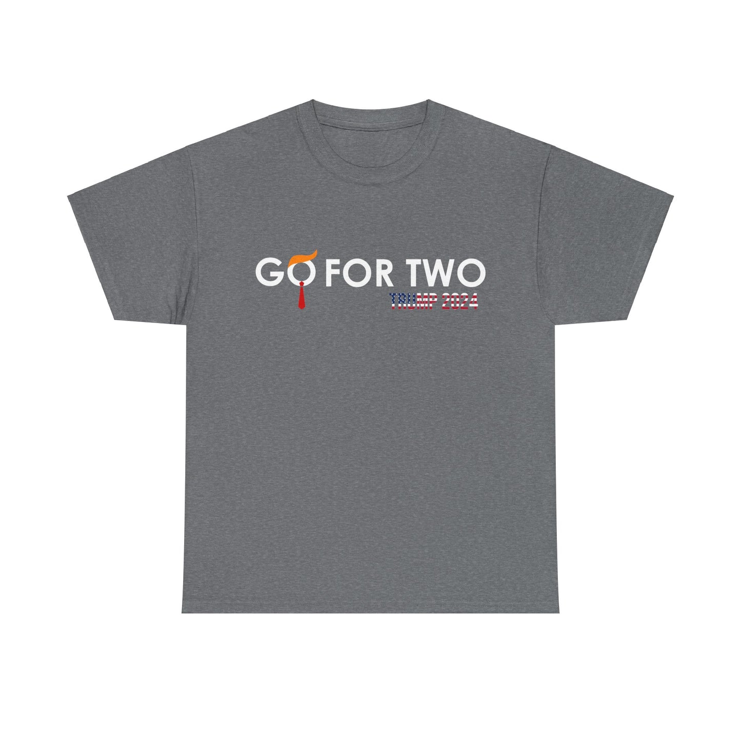 🔥 GO FOR TWO Trump 2024 T-Shirt - Patriotic Election Apparel 🎯