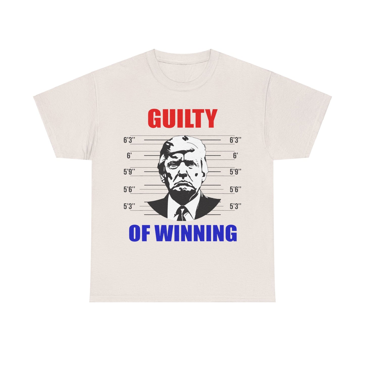 GUILTY of WINNING Donald Trump Mugshot Unisex T-Shirt - Limited Edition 2024