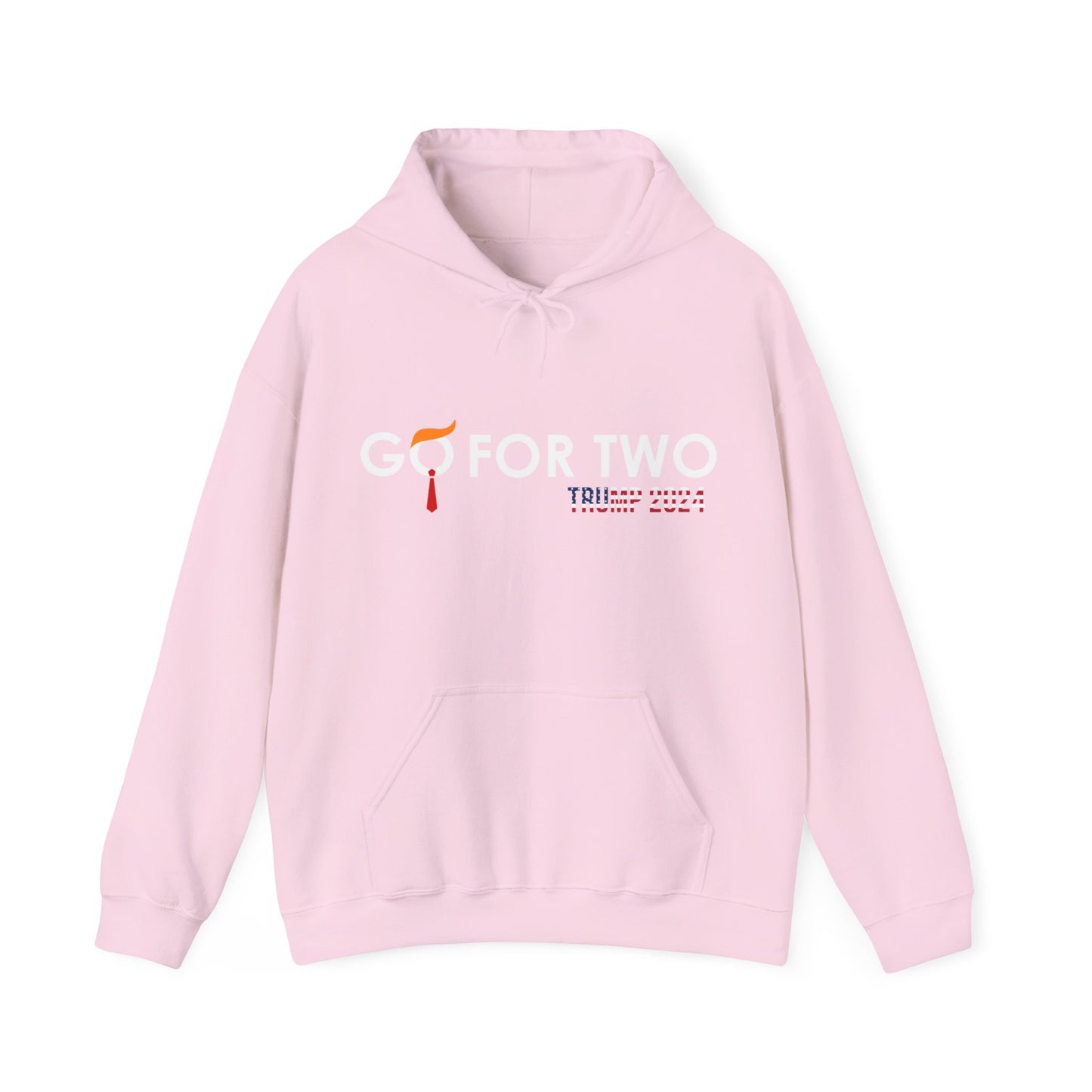 🔥 GO FOR TWO Hoodie (Unisex)- Trump 2024 Election Apparel