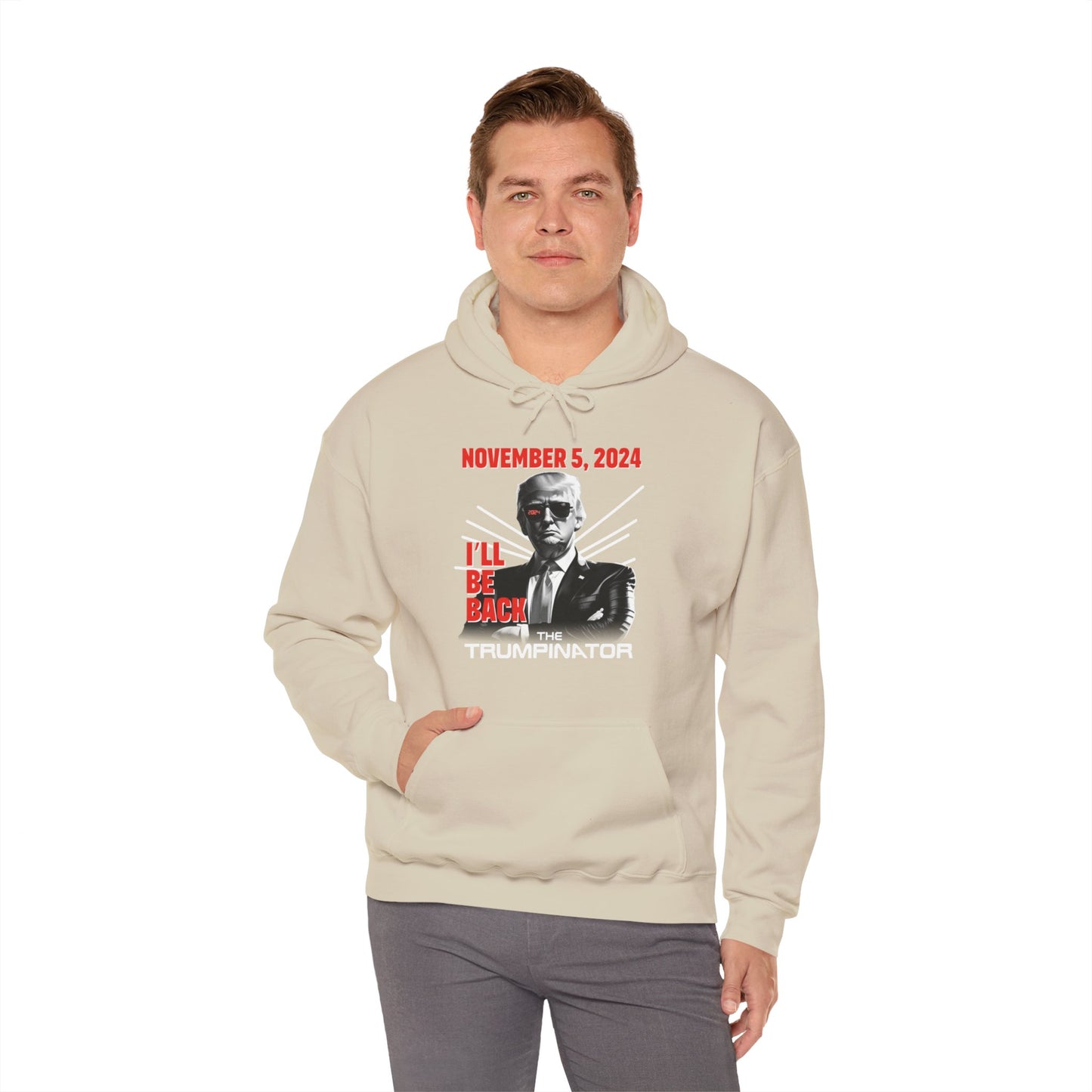 🕶 "The Trumpinator" OG Hoodie (Unisex): A Bold Statement for the 2024 Election