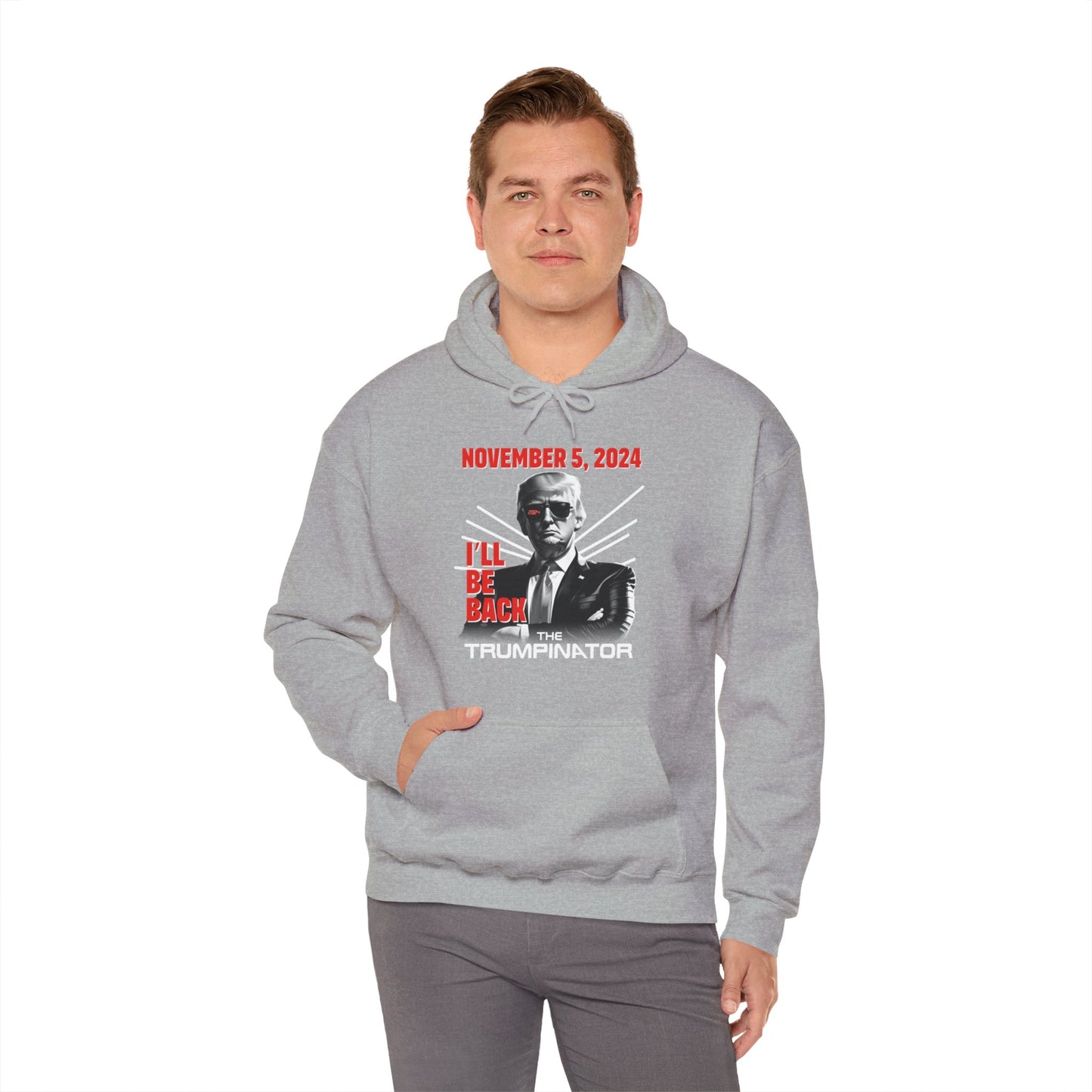 🕶 "The Trumpinator" OG Hoodie (Unisex): A Bold Statement for the 2024 Election