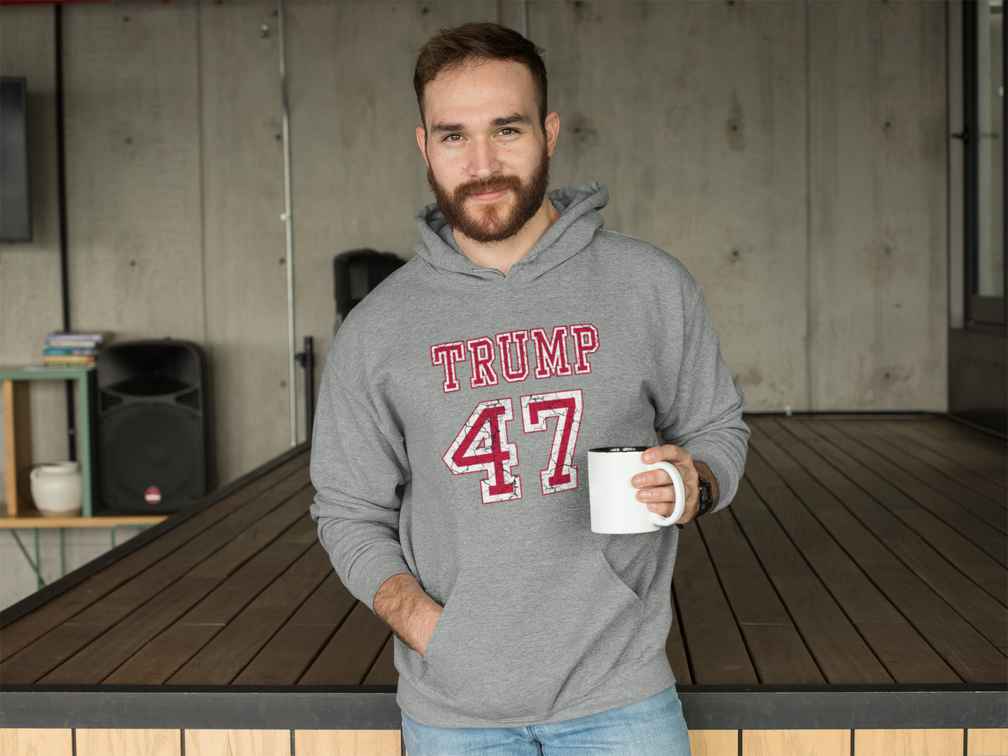 🏈 Trump 47 Football Jersey Hoodie - 2024 Presidential Election Apparel