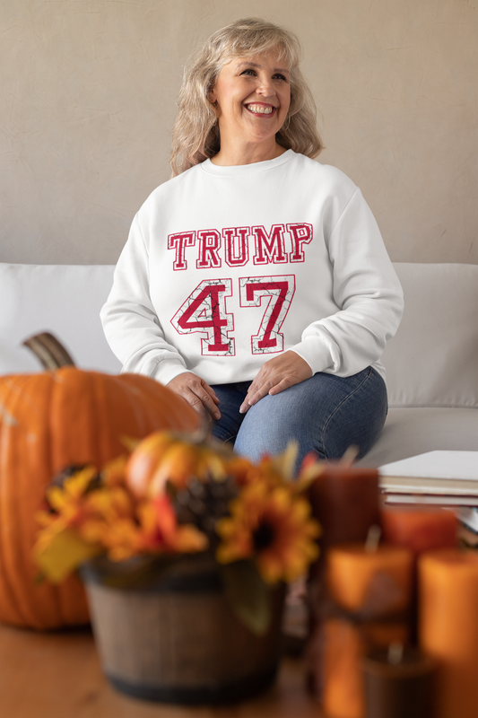 🏈 Trump 47 Football Jersey Sweatshirt - 2024 Presidential Election Apparel