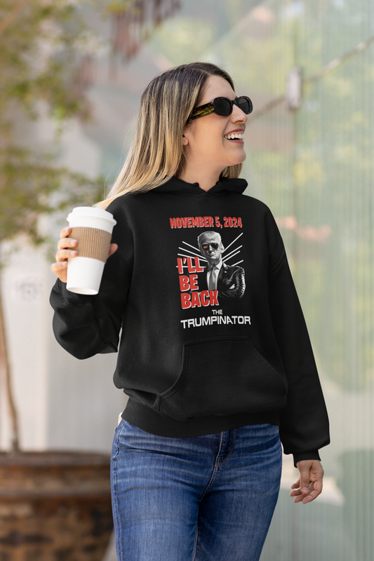 🕶 "The Trumpinator" OG Hoodie (Unisex): A Bold Statement for the 2024 Election